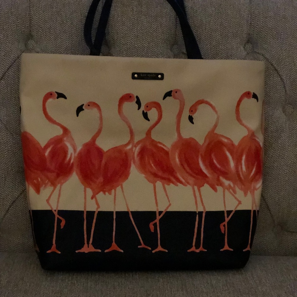 Kate Spade flamingo Shopper